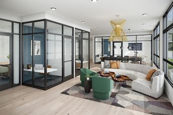 remote work hubs at Upper Vue Flats, Dublin, Ohio